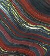 Polished Tiger Iron Stromatolite - ( Billion Years) #63993-1